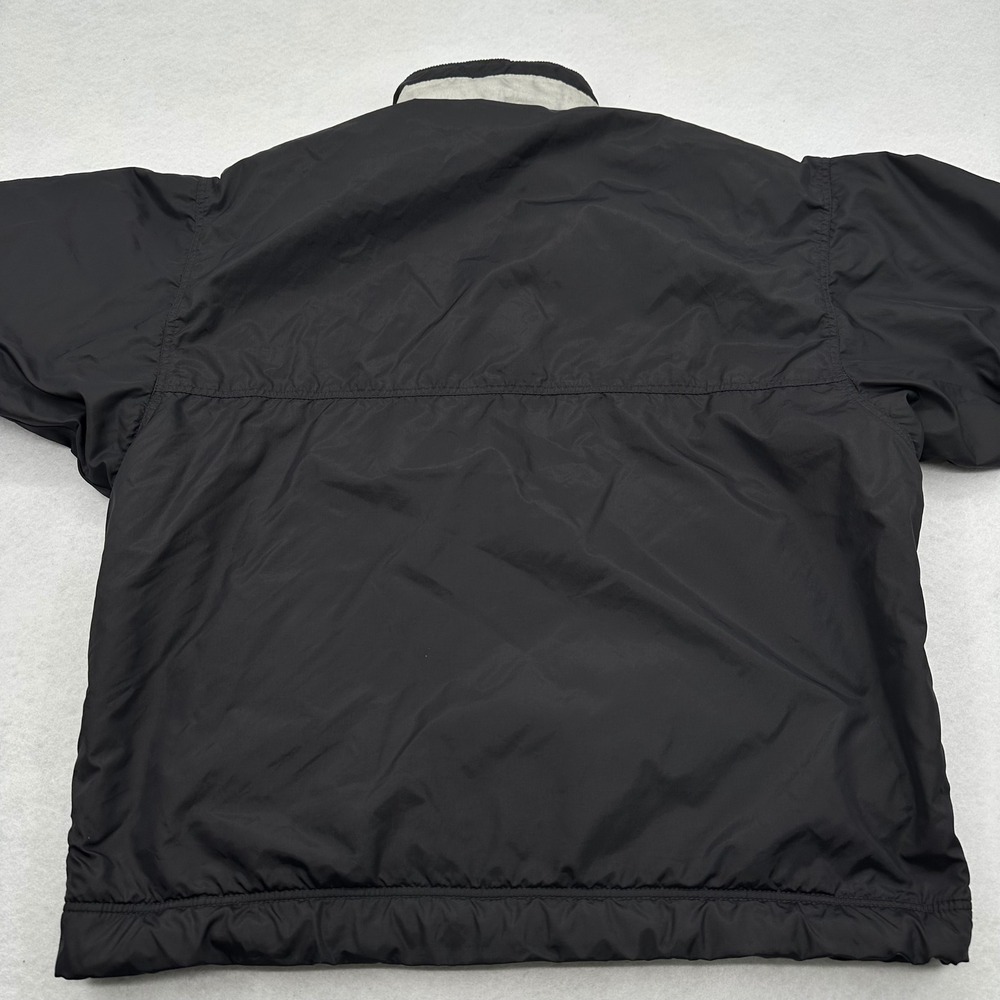 Patagonia Shelled Synchilla Jacket Black Grey Fleece Lined Bomber Women's Small - Picture 9 of 16